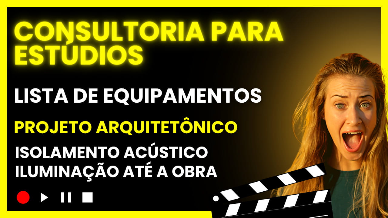 Vídeo sobre montagem de estúdio