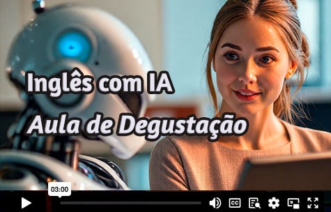 aula exclusiva do curso de inglês