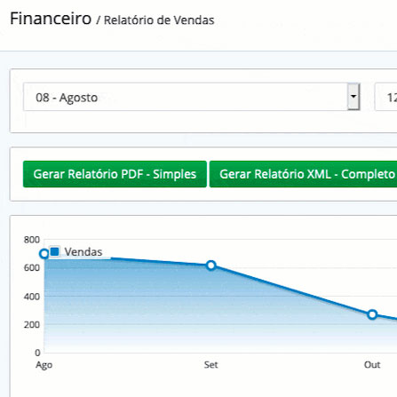 relatório de plataforma EAD